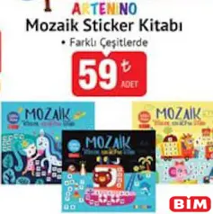 ARTENİNO MOZAİK STİCKER KİTABI